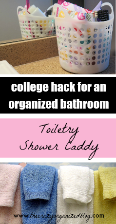 Toiletry Organizing Secret: The Shower Caddy