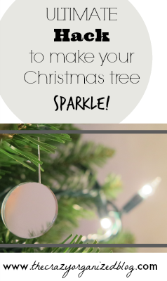 Make your Christmas tree sparkle with one easy hack! It's easy to do and will make your tree shine & glisten! Merry Christmas!