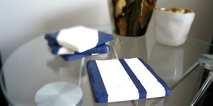 Don't buy new coasters, MAKE them! Incredibly simple DIY coasters create a decorative touch to any room as well as excellent gifts!