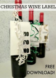 Spruce up your Hostess gift with these printable wine tags! A great way to add a little pizzazz to your wine in less than 5 minutes!