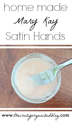 Have you ever tried Mary Kay 'Satin Hands' scrub? It's AMAZING! This homemade sugar scrub recipe is a great DIY option that takes only 5 minutes!