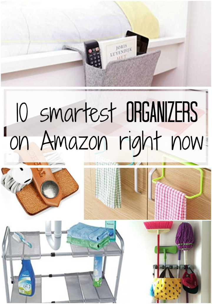The 10 latest trend in organizers that help you get and stay organized on a daily basis! Affordable and smart home organizing tools!