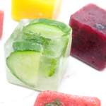 Fruit & Herb Flavored Ice Cubes
